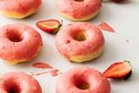 Strawberry Cloud Doughnuts