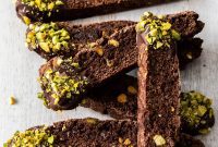 Decadent Chocolate Pistachio Biscotti
