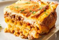 Authentic Greek Pastitsio Bake