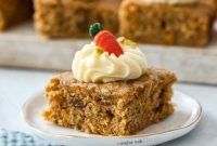 Cream Cheese Frosted Carrot Cake Bars