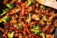 Sticky Honey Pepper Pork Stir-Fry