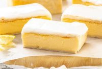 Zesty Lemon Vanilla Dream Slices