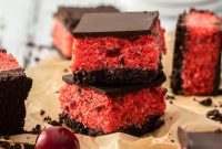 Effortless Cherry Ripe Slice