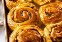 Decadent Caramel Apple Cinnamon Buns