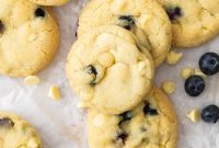 Blueberry Bliss White Chocolate Cookies