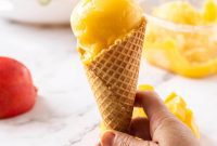 Effortless Velvety Mango Sorbet