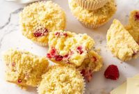 Decadent Raspberry White Chocolate Muffins