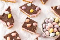 No-Bake Marshmallow Easter Egg Bars