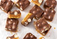 Malted Caramel Crunch Slice