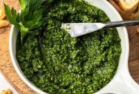 Vibrant Celery Leaf Pesto