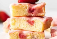 Lemon Berry Bliss Blondies