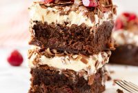 Dark Cherry Dream Brownies