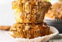 Salted Caramel Apple Muffins