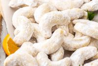 Fragrant Orange Almond Crescents