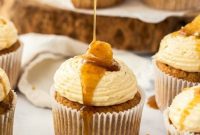 Decadent Apple Pie Cupcakes with Salted Maple Buttercream