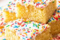 Golden Vanilla Dream Bars