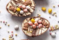 Whimsical Easter Egg Cheesecake