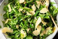 Fresh Asparagus, Arugula, and Shaved Parmesan Salad