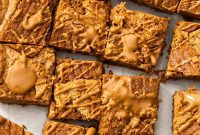 Decadent Biscoff Blondie Bars