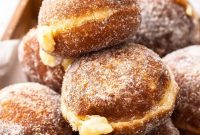 Luscious Bavarian Cream Doughnuts