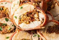 Crispy Prosciutto Stuffed Pork Tenderloin