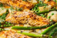 Sheet Pan Honey Mustard Salmon
