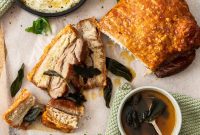 Succulent Roasted Pork Belly with Crispy Crackling