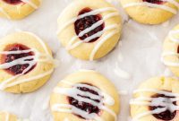 Jammy Raspberry Thumbprint Bites
