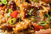 Sticky Slow Cooker Honey Soy Chicken