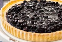 Creamy Blueberry Cheese Tart