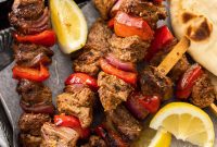 Authentic Greek Lamb Souvlaki
