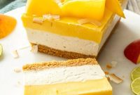 Island Bliss Mango Coconut Cheesecake
