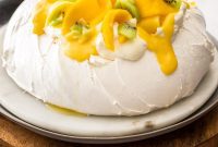 Sun-Kissed Mango Pavlova