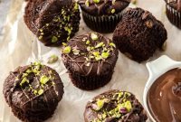 Pistachio Double Chocolate Muffins