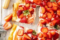 Golden Strawberry Puff Indulgence