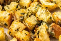 Crunchy Garlic Cheese Toppers