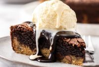 Decadent Brookie Pie