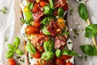 Sweet Slow Roasted Tomato Bruschetta