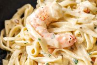 Velvet Shrimp Pasta