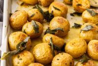 Golden Mini Potatoes with Sage Butter