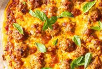 Ultimate Meatball Pizza