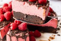 Raspberry Chocolate Cloud Cake