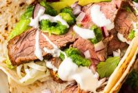 Zesty Flank Steak Tacos