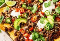 Volcano Chilli Beef Nachos