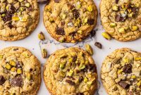 Emerald Kissed Chocolate Chip Cookies