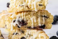 Tangy Lemon Blueberry Scones