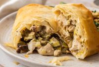 Crispy Chicken Filo Pockets
