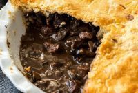 Golden-Crusted Steak and Mushroom Pie