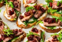 Savory Beef Crostini