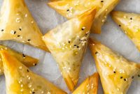 Crispy Spinach Filo Pockets